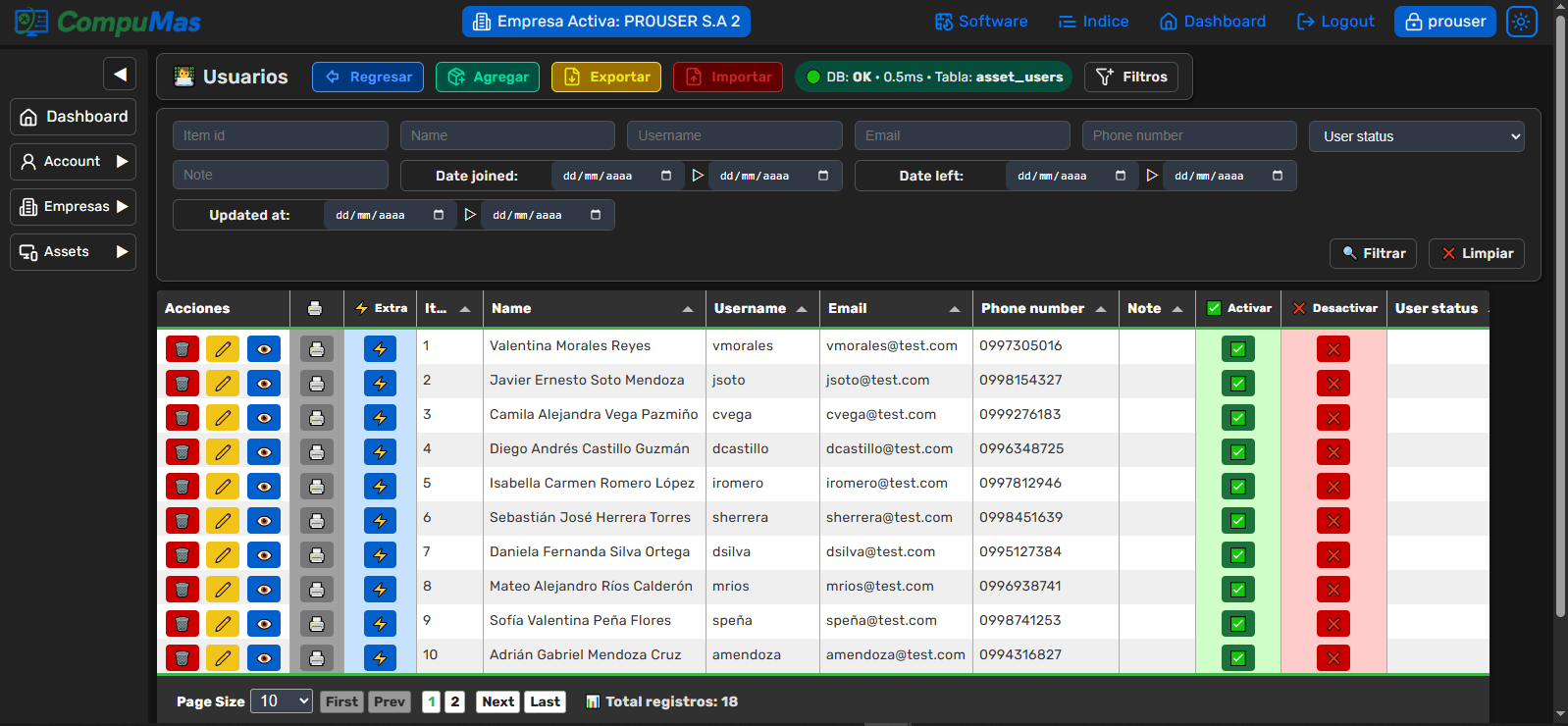 Importación Finalizada